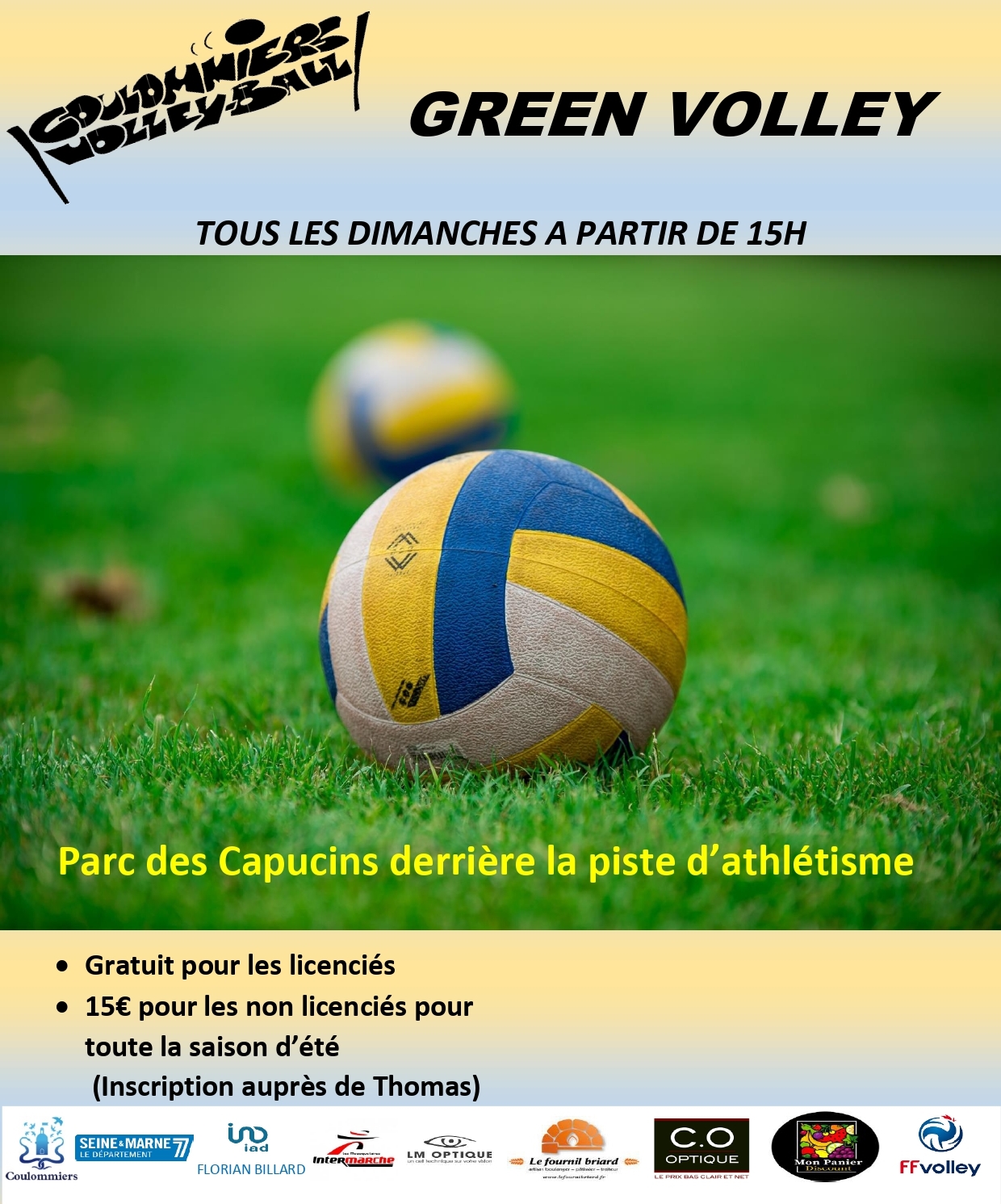Annonce Green Volley