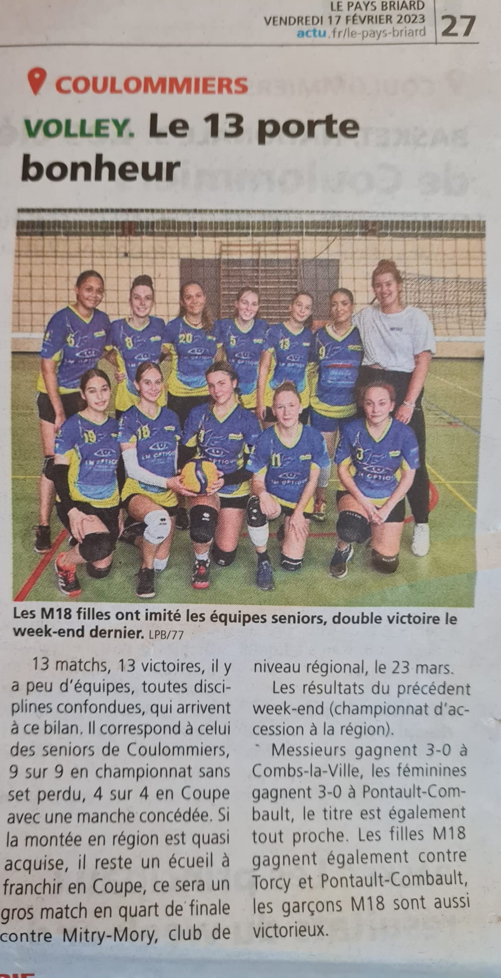 Article Pays Briard M18F