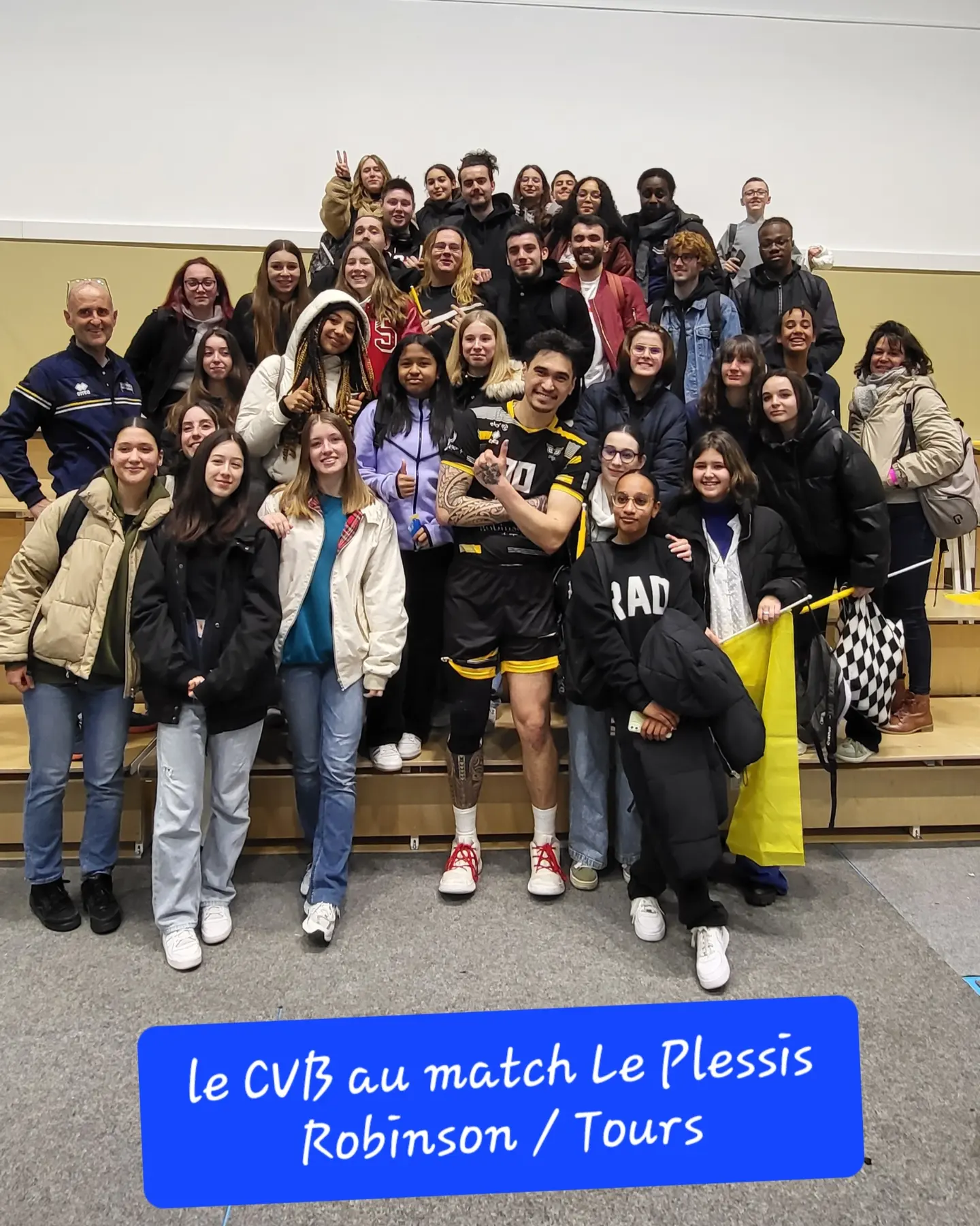 Le CVB au match PRV /TOURS – PRO Ligue A Masculine