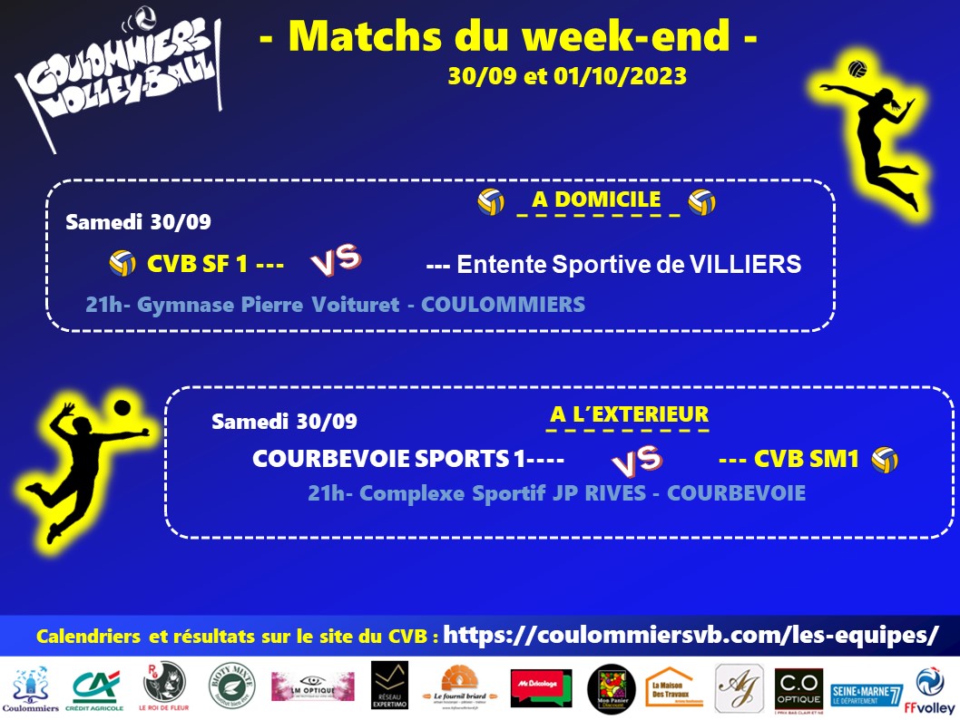 1ers matchs de championnat en région pour nos SF1 et SM1