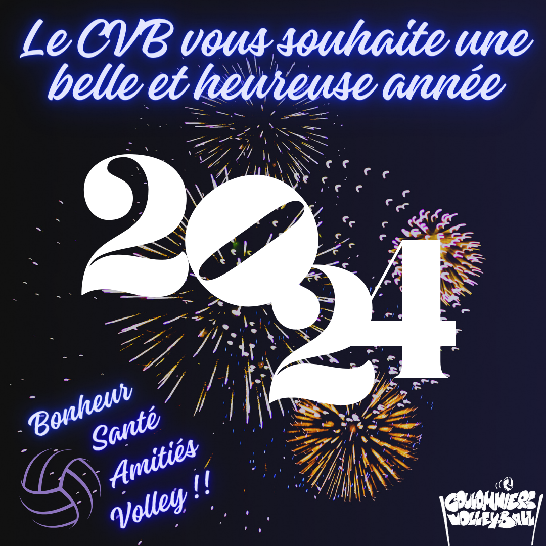 Bonne Année de la part du CVB !