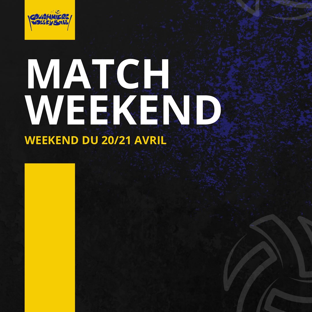 Matchs week-end du 20/21 avril 2024