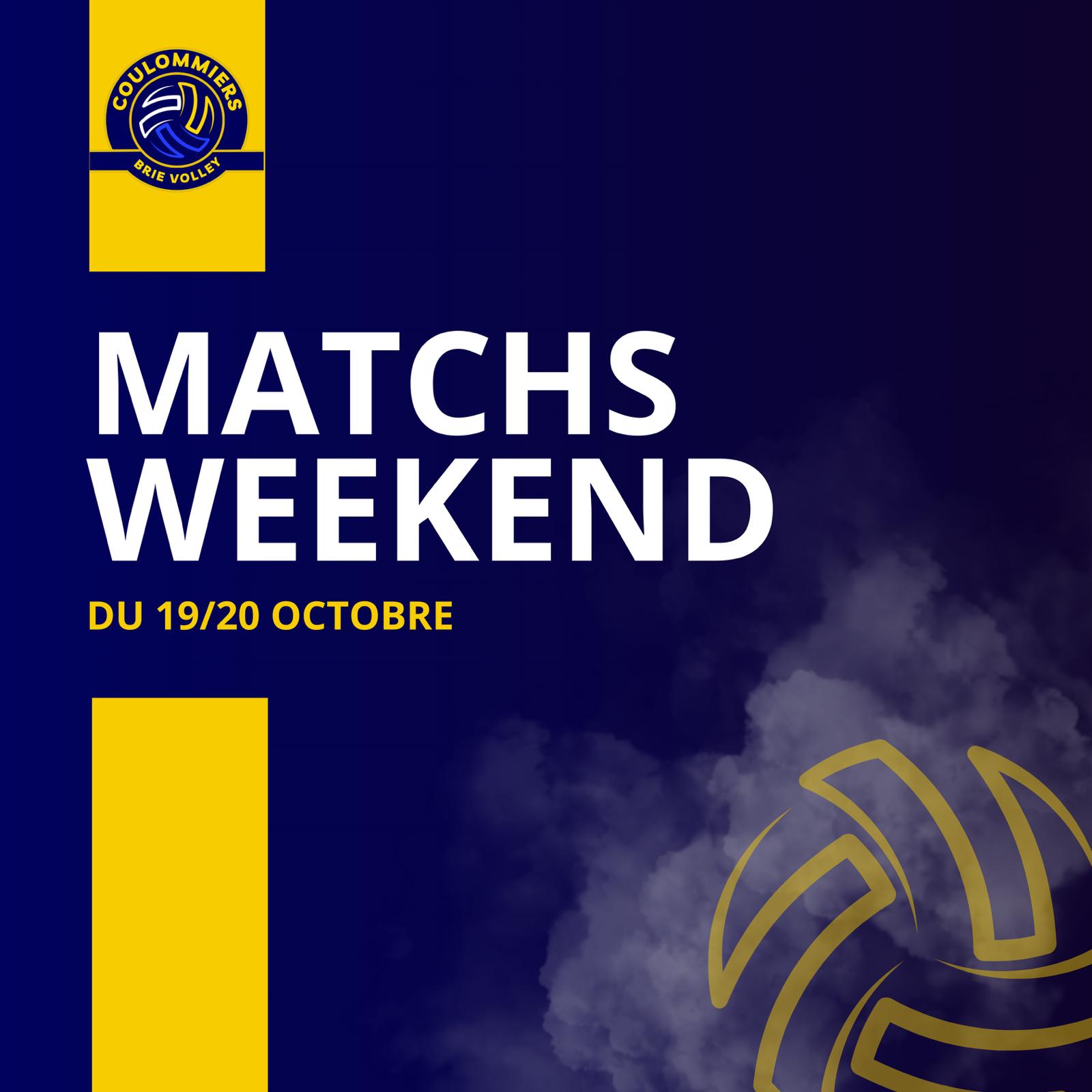 Matchs du week-end au CBV