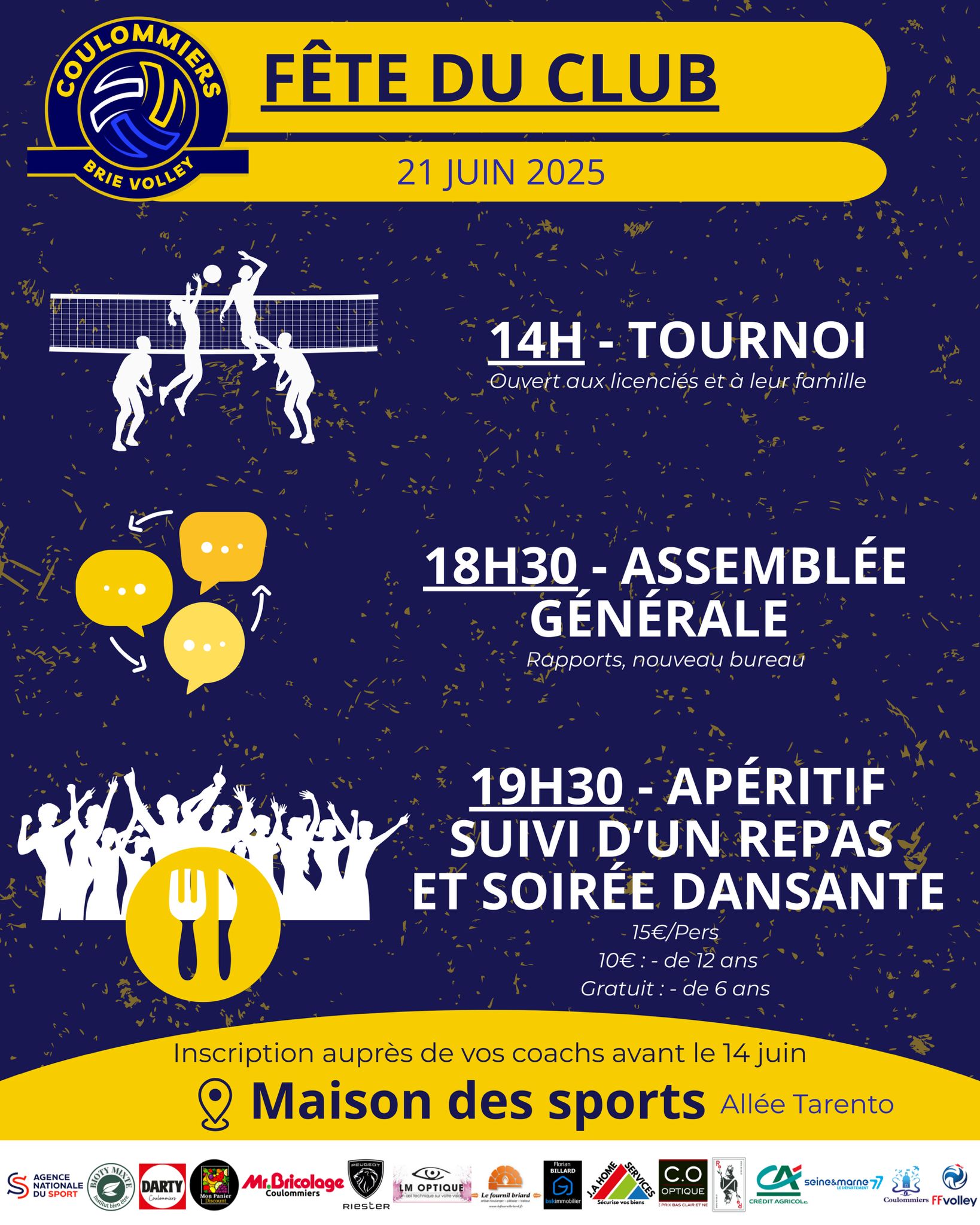 Assemblée Générale et soirée club !!