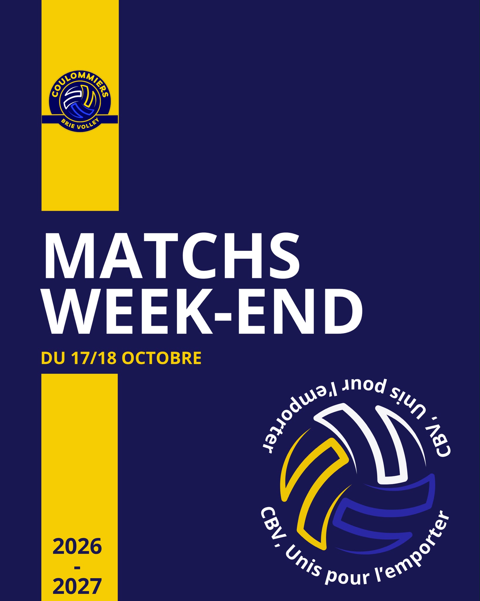Les matchs du week-end